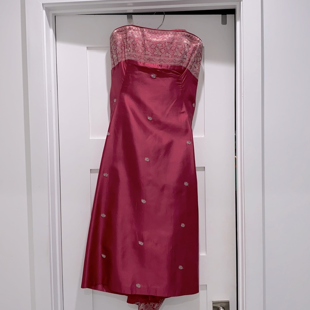 Marchesa notte strapless formal dress